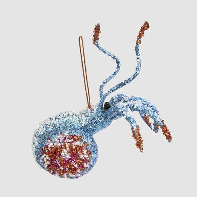 Ziggy Hermit Crab Tree Decoration Blue