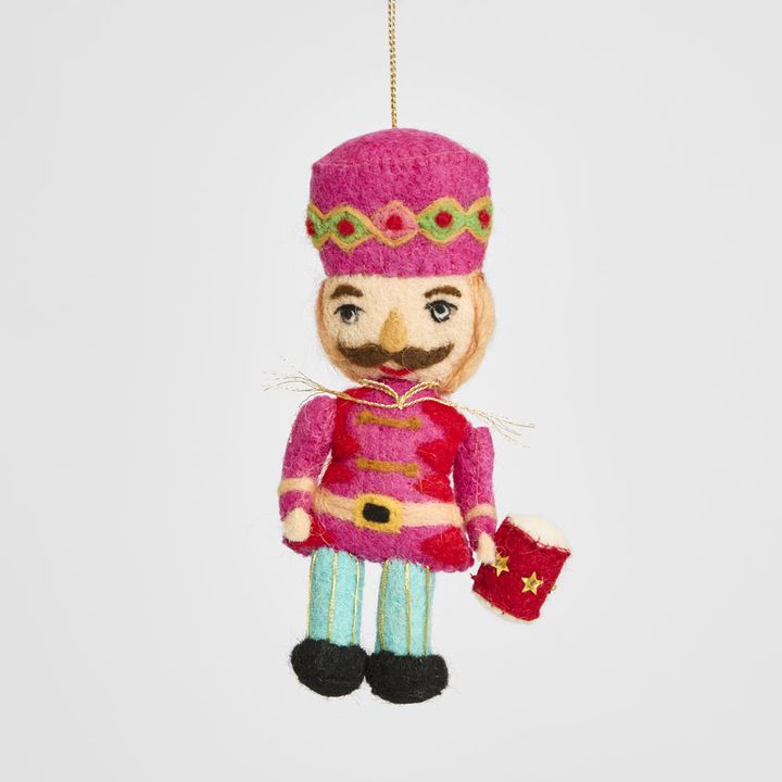Ouladia Felt Nutcracker Hanging Decoration