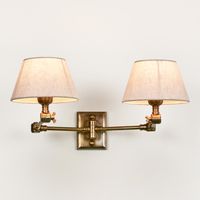 Worcester Wall Light Base Antique Brass