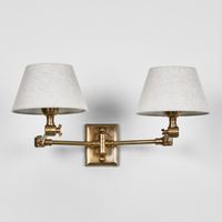 Worcester Wall Light Base Antique Brass