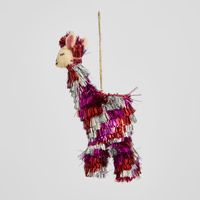 Shaggy llama Hanging Tree Decoration
