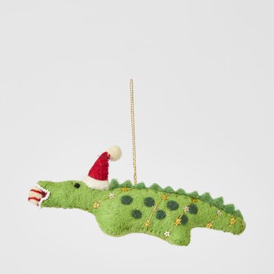 Felt Crocodile Hanging Decoration