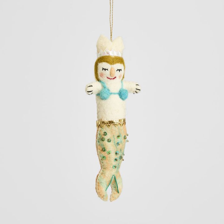 Felt Mermaid Hanging Decoration