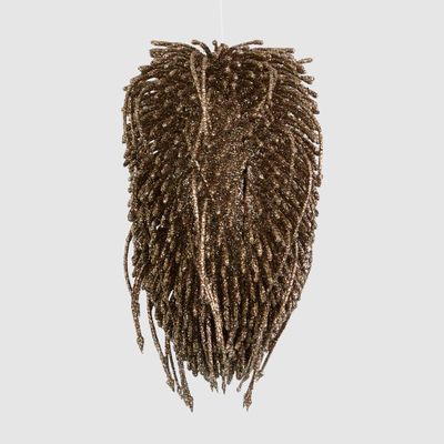 Hanging Glitter Banksia Head Bronze