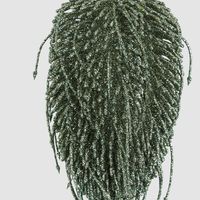 Hanging Glitter Banksia Head Green