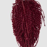 Hanging Glitter Banksia Head Red