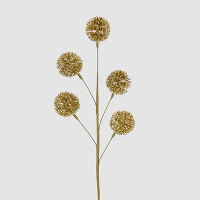 Glitter Pompom Spray Gold