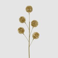 Glitter Pompom Spray Gold