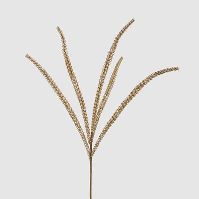 Glitter Leaf Spray Gold