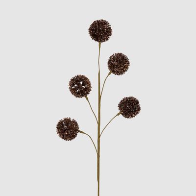 Glitter Pompom Spray Bronze