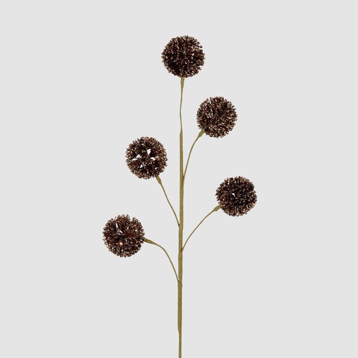 Glitter Pompom Spray Bronze