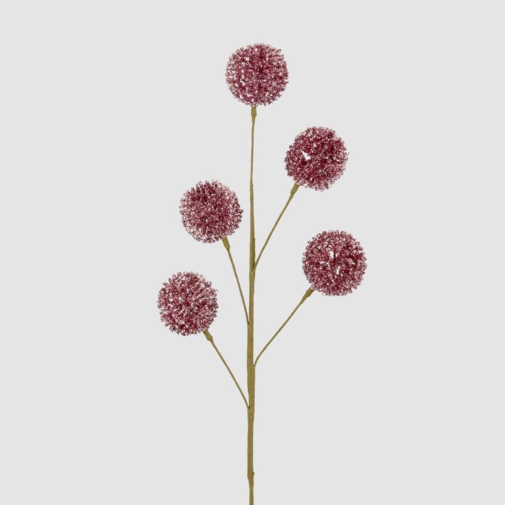 Glitter Pompom Spray Pink