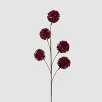 Glitter Pompom Spray Red