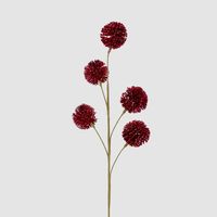 Glitter Pompom Spray Red