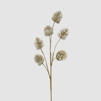 Glitter Pinecone Spray Gold