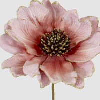 Glitter Peony Stem Pink