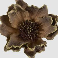 Glitter Peony Stem Brown
