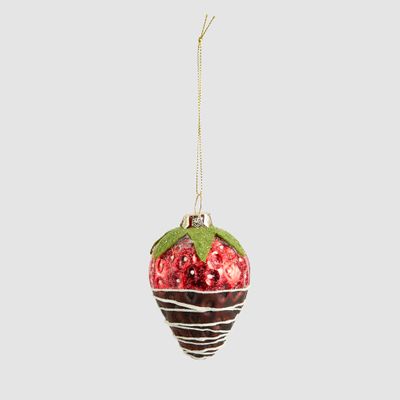 Glass Dipped Strawberry Tree Decoration