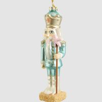 Montauk Nutcracker Glass Tree Decoration