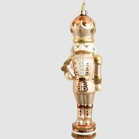 Bronze Age Glass Nutcracker Tree Decoration