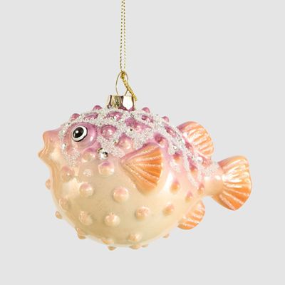 Blowfish Glass Tree DEcoration