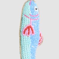 Ciao Bella Fish Decoration Blue Pink