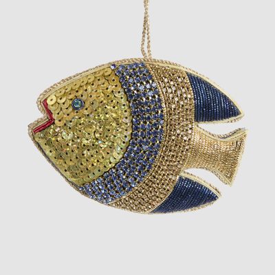 Manarola Fish Decoration Blue