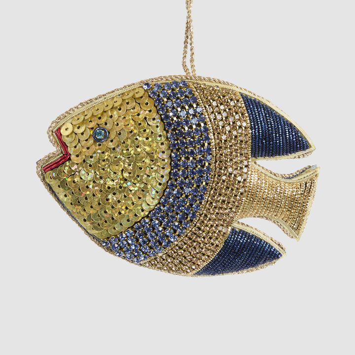 Manarola Fish Decoration Blue