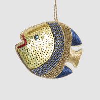 Manarola Fish Decoration Blue