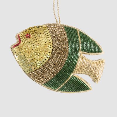 Manarola Fish Decoration Green