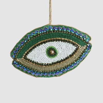 Eye Spy Green Hanging Decoration