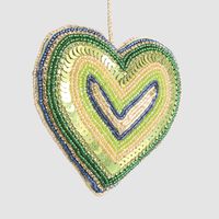 Astini Heart Decoration Green