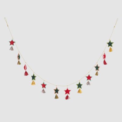 Shasa Tasselled Star Garland