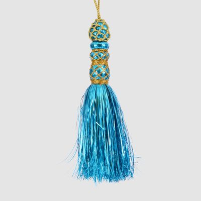 Tinseltown Tassel Decoration Turquoise