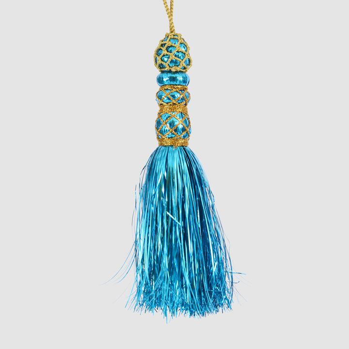 Tinseltown Tassel Decoration Turquoise
