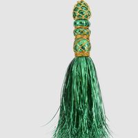 Tinseltown Tassel Decoration Green