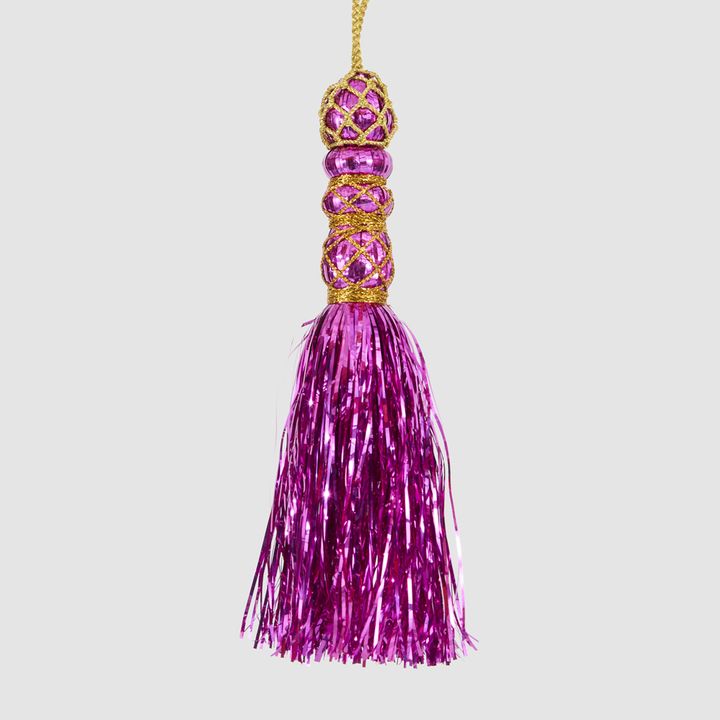 Tinseltown Tassel Decoration Pink