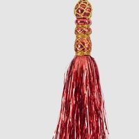 Tinseltown Tassel Decoration Red