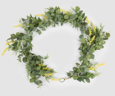 Wattle Eucalyptus Leaf Garland 180cm