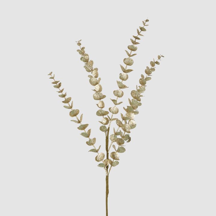 Glitter Eucalyptus Spray Gold
