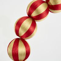 Bauble Wreath Large Red & Gold
