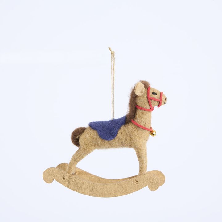 Rocking Horse Felt Decoration