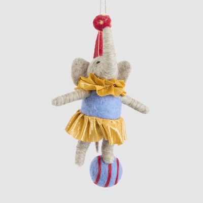 Ellie Balancing Elephant Hanging Decoration