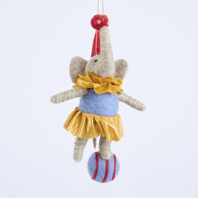 Ellie Balancing Elephant Hanging Decoration