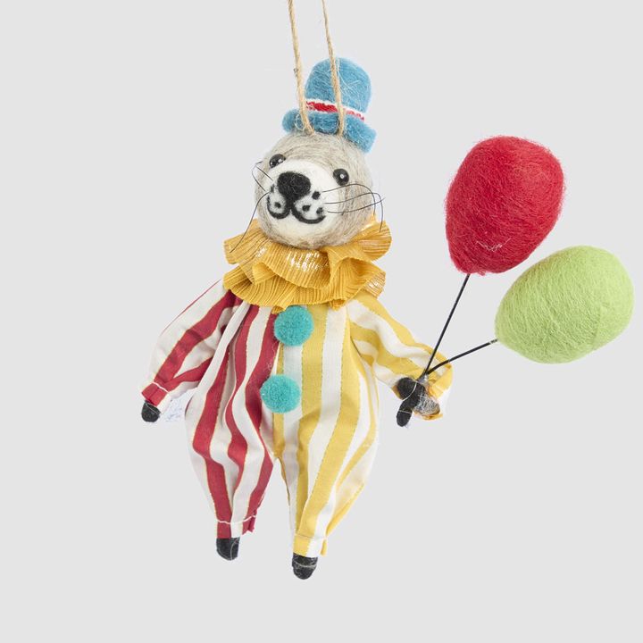 Walter Walrus Big Top Hanging Decoration