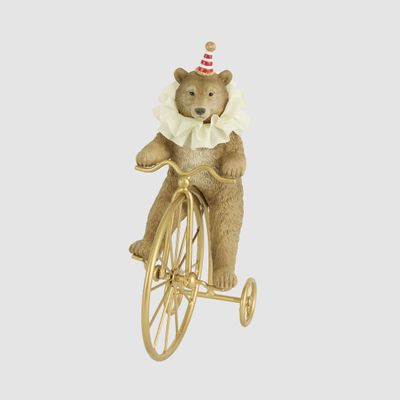 Bert the Circus Bear on Bicycle