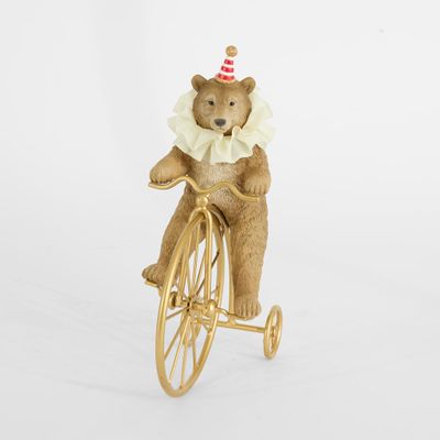 Bert the Circus Bear on Bicycle