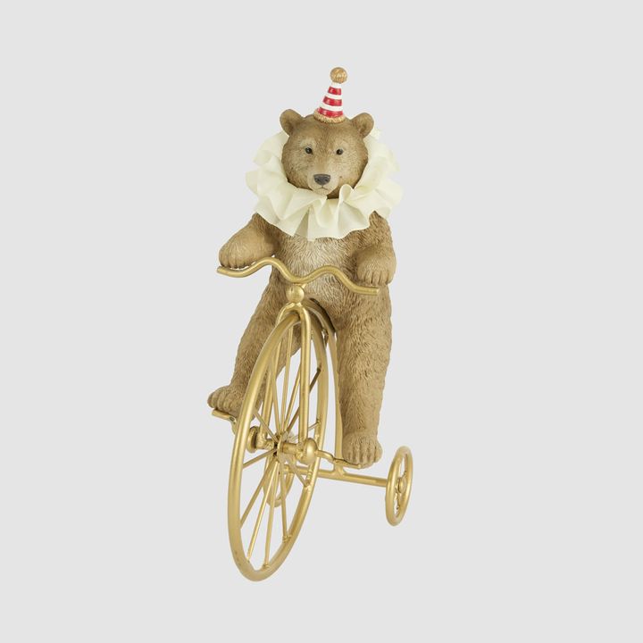 Bert the Circus Bear on Bicycle