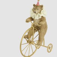 Bert the Circus Bear on Bicycle