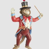 Jingles Circus Monkey Magician Decoration